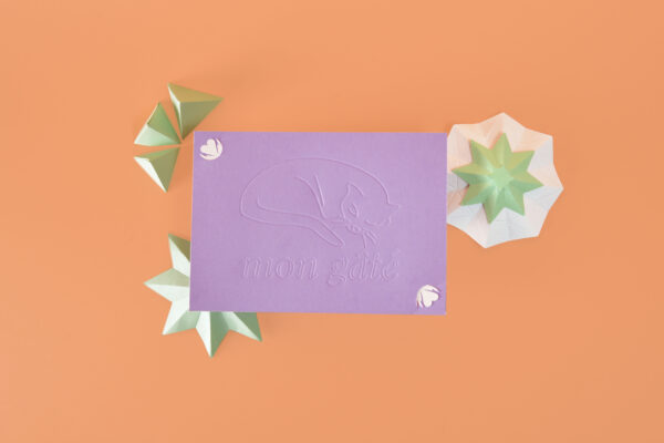 Carte débossée "Gâté.e" – Image 4